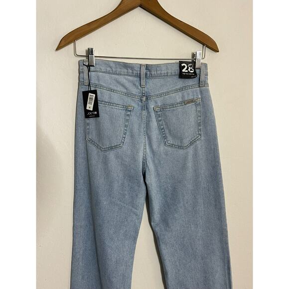 Joes Jeans 28 High Rise Wide Leg Light Wash Stretch Womend Denim - Picture 10 of 11